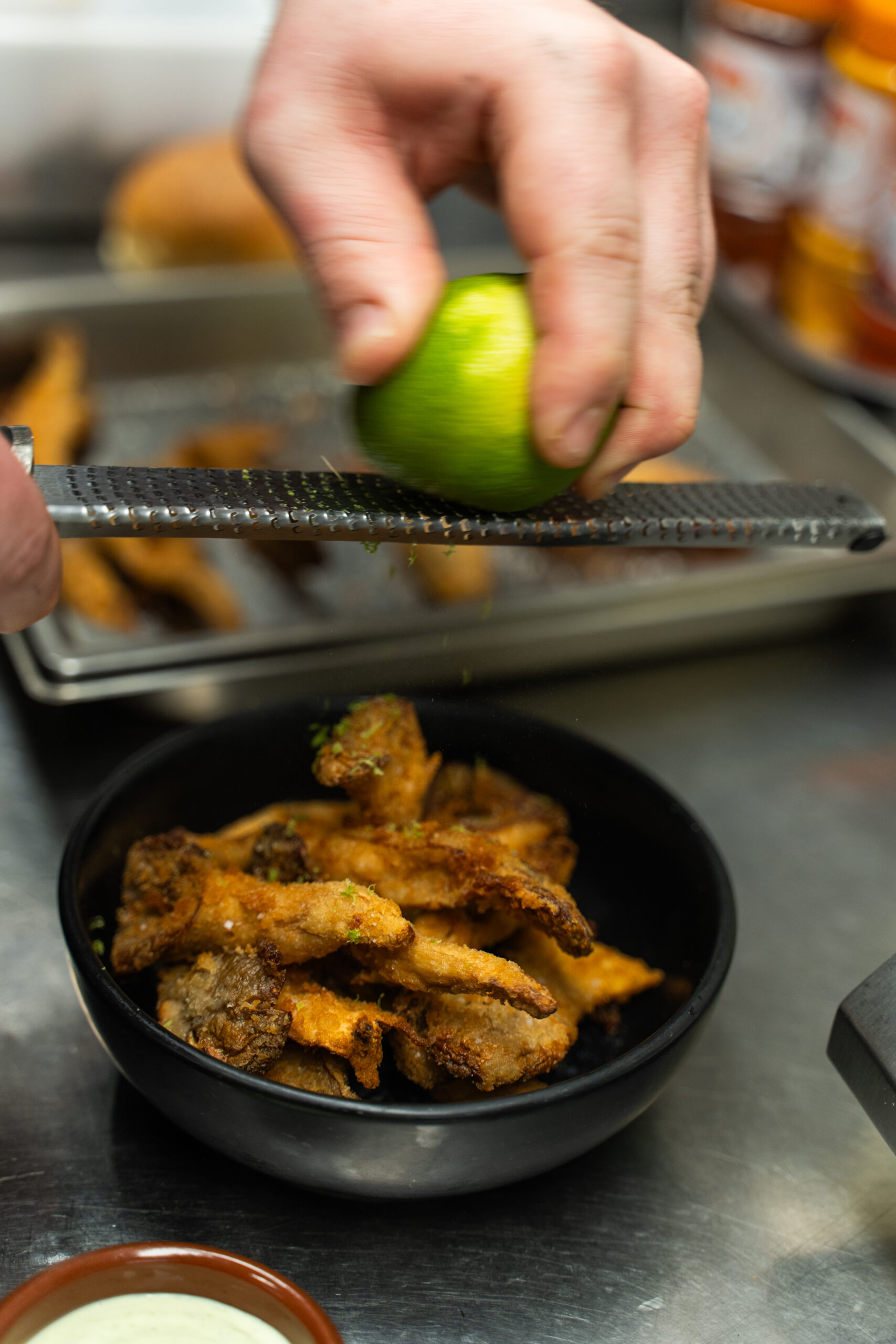 Plat en préparation